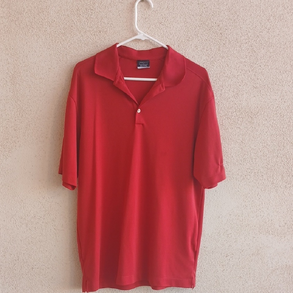 Make Offer! Nike Red Polo Shirt Classic Style
